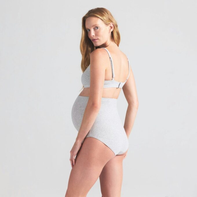 Umstandsslip aus Baumwolljersey mit hohem Bund Umstandsslip aus Baumwolljersey mit hohem Bund