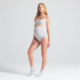 Umstandsslip aus Baumwolljersey mit hohem Bund Umstandsslip aus Baumwolljersey mit hohem Bund