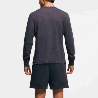 WAFFLE HERREN KLASSISCHES LANGARM-T-SHIRT