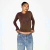 Weiches, glattes, nahtloses Langarm-T-Shirt Weiches, glattes, nahtloses Langarm-T-Shirt