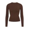 Weiches, glattes, nahtloses Langarm-T-Shirt Weiches, glattes, nahtloses Langarm-T-Shirt
