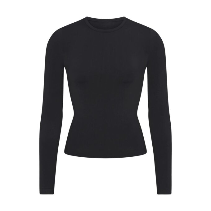 Weiches, glattes, nahtloses Langarm-T-Shirt Weiches, glattes, nahtloses Langarm-T-Shirt